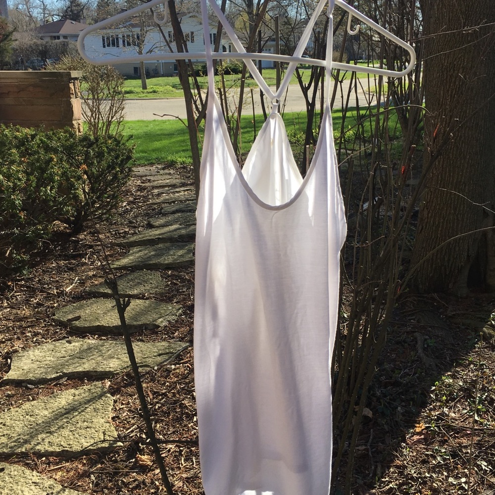 Lululemon White Flowing Tank